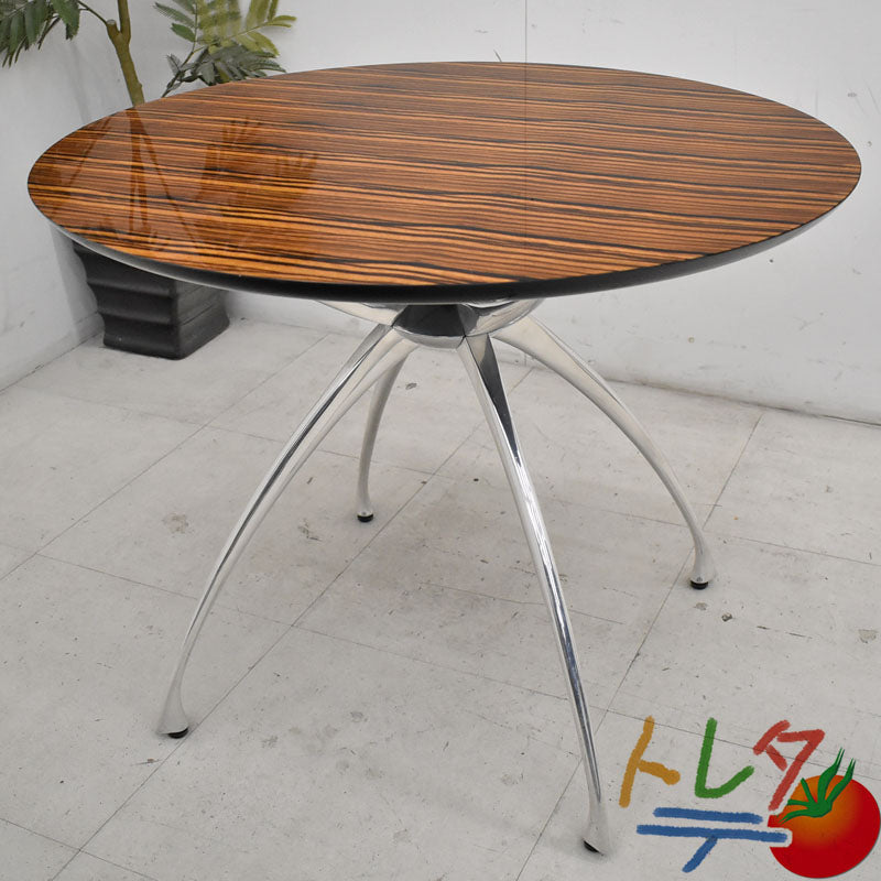 アダル ADAL エバーノ リンクテーブル φ900 2020013007【中古オフィス家具】【中古】