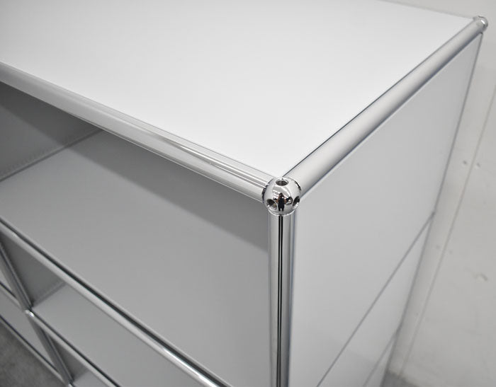 USM Haller ハラーシステム 2列3段 ライトグレー W1525 2023061403【中古オフィス家具】【中古】
