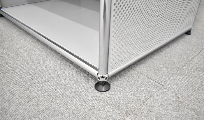 USM Haller ハラーシステム 2列3段 ライトグレー W1525 2023061404【中古オフィス家具】【中古】