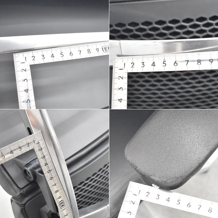 オカムラ デューク エクストラハイバック 可動ヘッドレスト ランバーサポート 革張り ポリッシュフレーム 2023061505