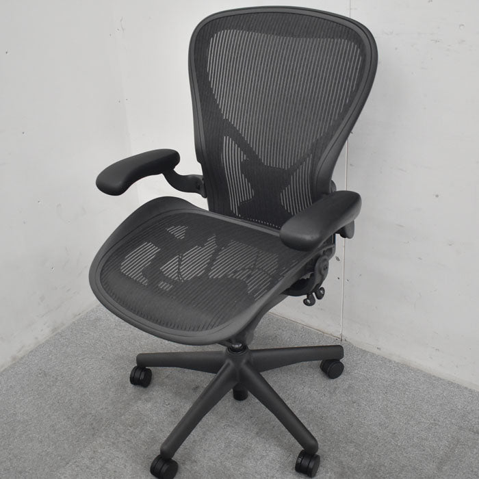 ハーマンミラー Hermanmilller アーロンチェア Cサイズ フル装備 ポスチャーフィット 2023062801【中古オフィス家具】【中古】