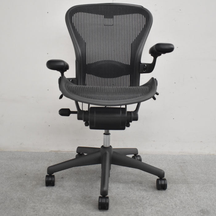 ハーマンミラー Hermanmilller アーロンチェア Bサイズ フル装備 2023070402【中古オフィス家具】【中古】