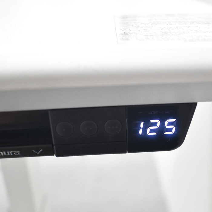 オカムラ スイフト 電動昇降デスク インジケーター付 2020年製 W1150 2023070501【中古オフィス家具】【中古】