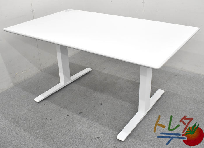 オカムラ スイフト 電動昇降デスク インジケーター付 2020年製 W1150 2023070501【中古オフィス家具】【中古】