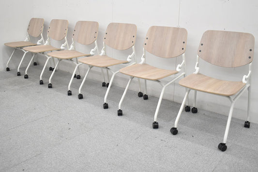 オカムラ ライブスネスティングチェア 6脚セット 2018年製 2023071203