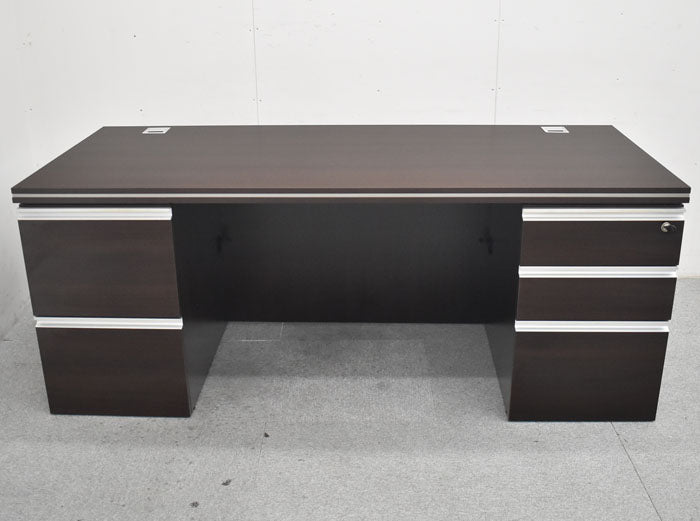 井上金庫 MMDシリーズ 役員用両袖デスク W1800 2023071204