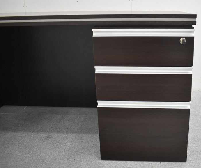 井上金庫 MMDシリーズ 役員用両袖デスク W1800 2023071204