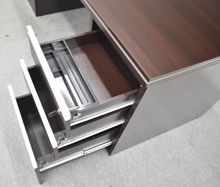 井上金庫 MMDシリーズ 役員用両袖デスク W1800 2023071204