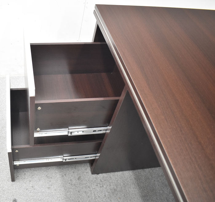 井上金庫 MMDシリーズ 役員用両袖デスク W1800 2023071204