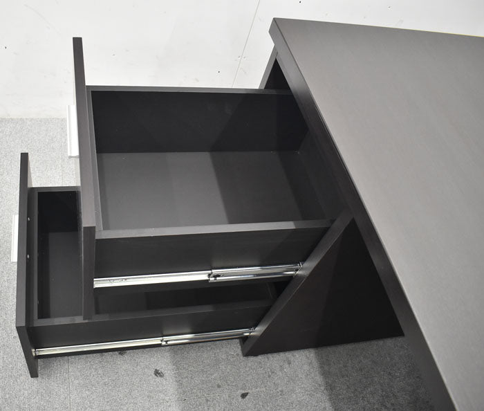 コクヨ マネージメントS370シリーズ 役員用両袖デスク 2019年製 2023071803【中古オフィス家具】【中古】