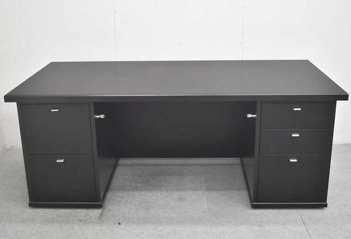 コクヨ マネージメント70シリーズ 役員用両袖デスク 2020年製 W1800 2023071901【中古オフィス家具】【中古】