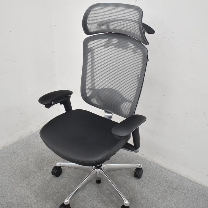 オカムラ コンテッサセコンダ ランバーサポート ハンガー アルミポリッシュ 2023072001【中古オフィス家具】【中古】