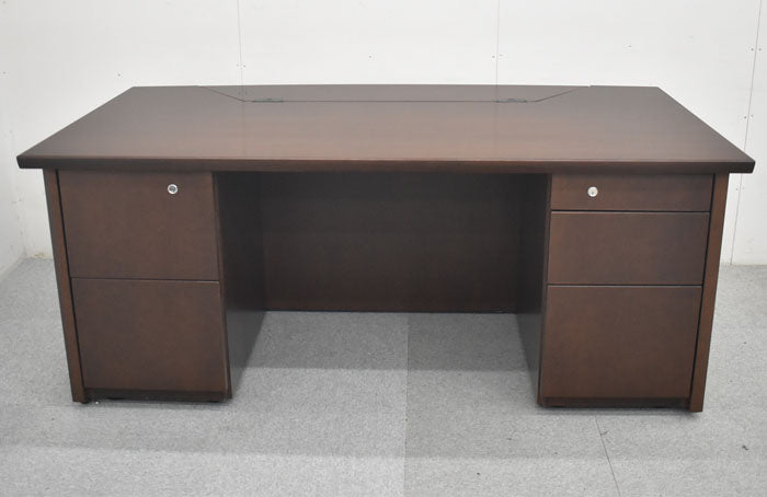 オカムラ 岡村製作所 Okamura ネーベクスプロ 役員用両袖デスク W1800 2023080402【中古オフィス家具】【中古】