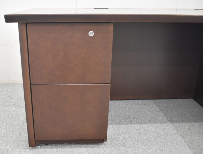 オカムラ 岡村製作所 Okamura ネーベクスプロ 役員用両袖デスク W1800 2023080402【中古オフィス家具】【中古】