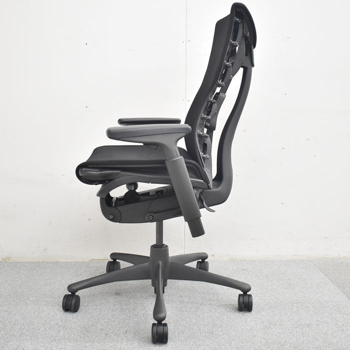 ハーマン・ミラー エンボディチェア ブラック 2023080703【中古オフィス家具】【中古】