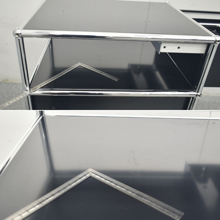 USM Haller System ハラーシステム ワゴン ロールボーイ 鍵付 2023090802【中古オフィス家具】【中古】