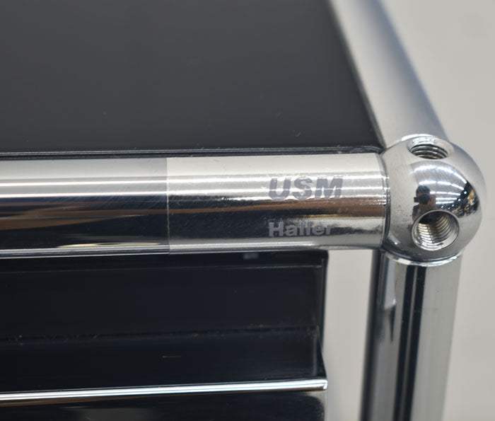USM Haller System ハラーシステム ワゴン ロールボーイ 鍵付 2023090802【中古オフィス家具】【中古】