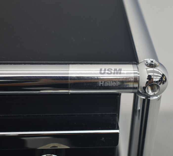 USM Haller System ハラーシステム ワゴン ロールボーイ 鍵付 2023090803【中古オフィス家具】【中古】