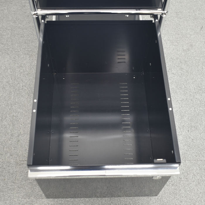 USM Haller System ハラーシステム ワゴン ロールボーイ 鍵付 2023090803【中古オフィス家具】【中古】