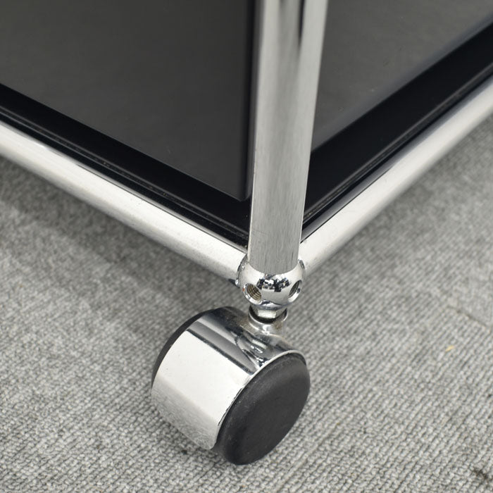USM Haller System ハラーシステム ワゴン ロールボーイ 鍵付 2023091101【中古オフィス家具】【中古】