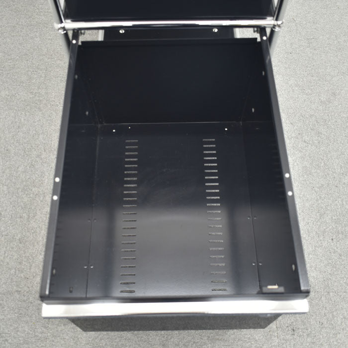 USM Haller System ハラーシステム ワゴン ロールボーイ 鍵付 2023091101【中古オフィス家具】【中古】