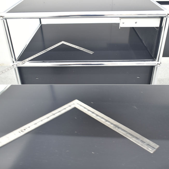 USM Haller System ハラーシステム ワゴン ロールボーイ 鍵付 2023091101【中古オフィス家具】【中古】