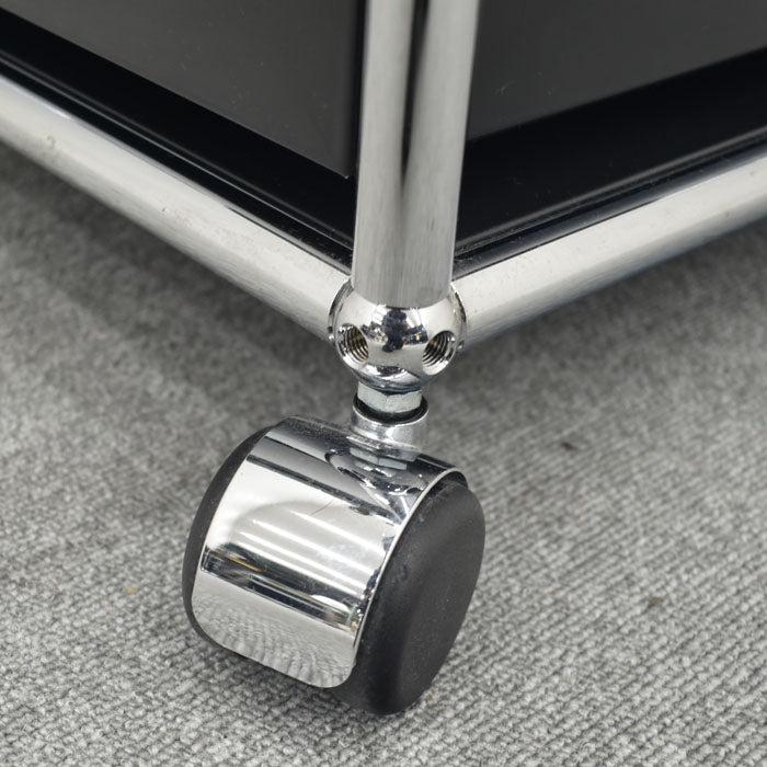 USM Haller System ハラーシステム ワゴン ロールボーイ 鍵付 2023091104【中古オフィス家具】【中古】
