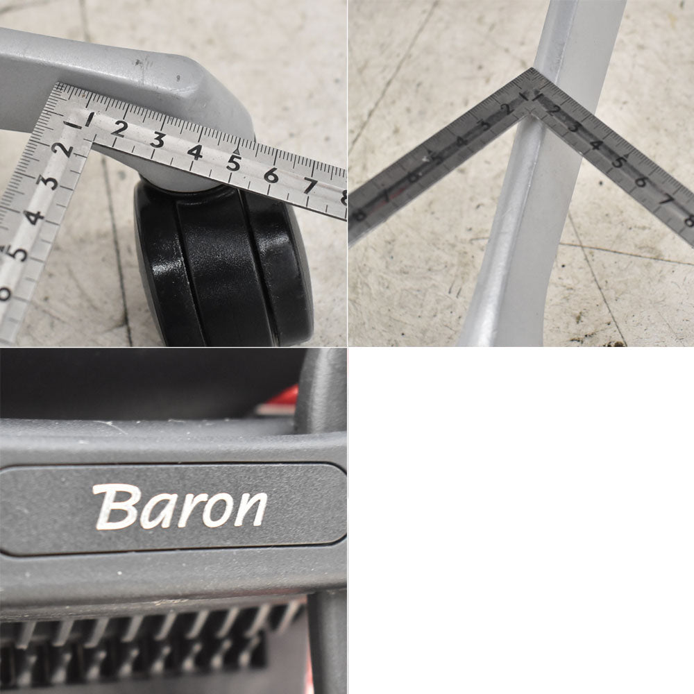 オカムラ バロン エクストラハイバック 可動ヘッドレスト 可動肘(新型肘パット)ランバーサポートハンガー 2023031401【中古オフィス家具】【中古】