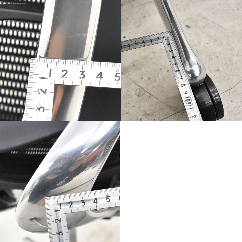 オカムラ コンテッサ 可動肘 ヘッドレスト ランバーサポート 2023041704【中古オフィス家具】【中古】