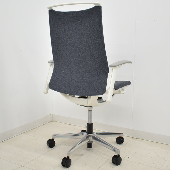 【中古】オカムラ モード ハイバック 可動肘 アルミポリッシュ脚 2022年製 2024102903【中古オフィス家具】