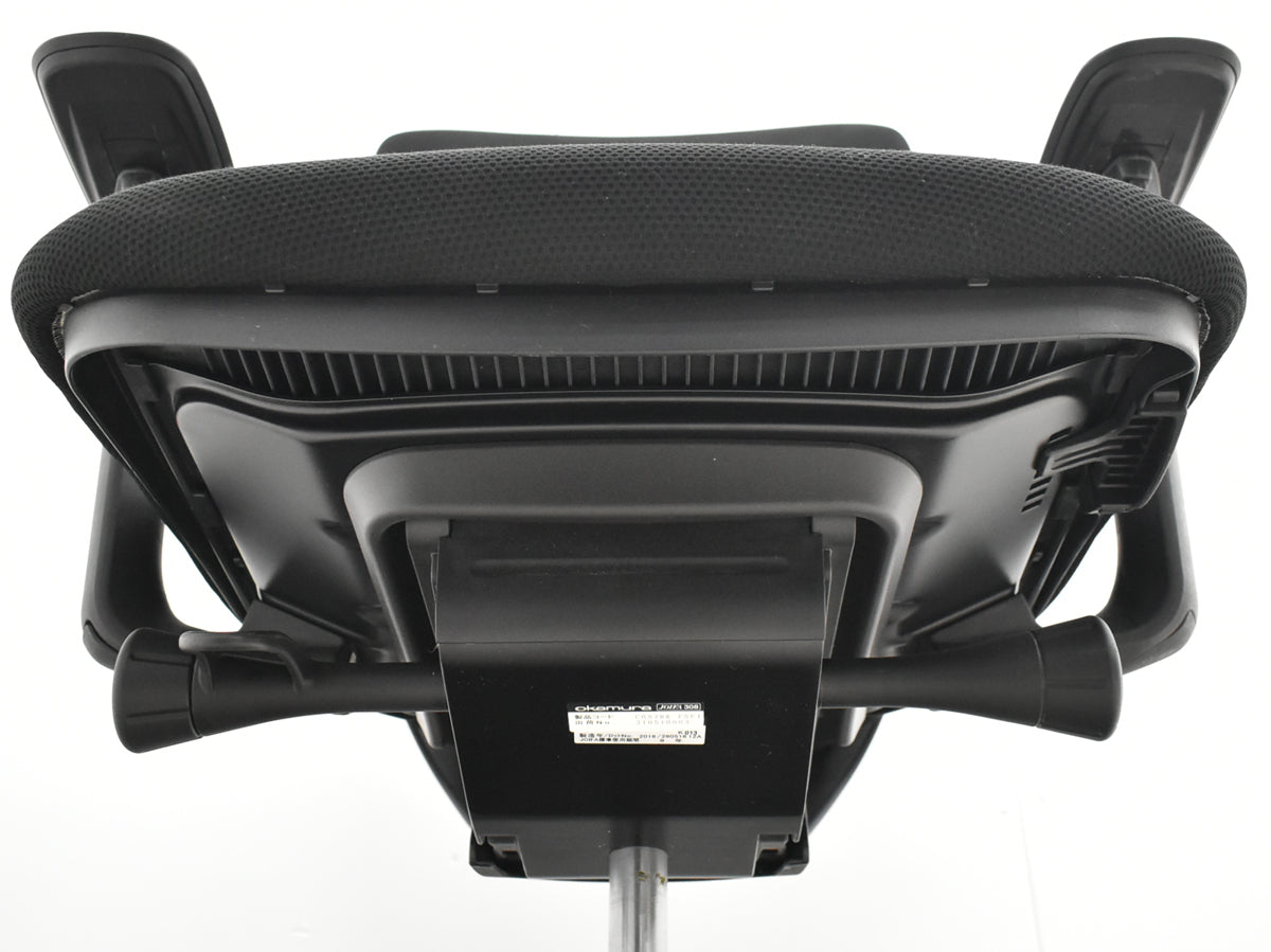 【中古】オカムラ シルフィー ハイバック 可動肘 バックカーブアジャスト 前傾機能 ポリッシュ 2025102901【中古オフィス家具】