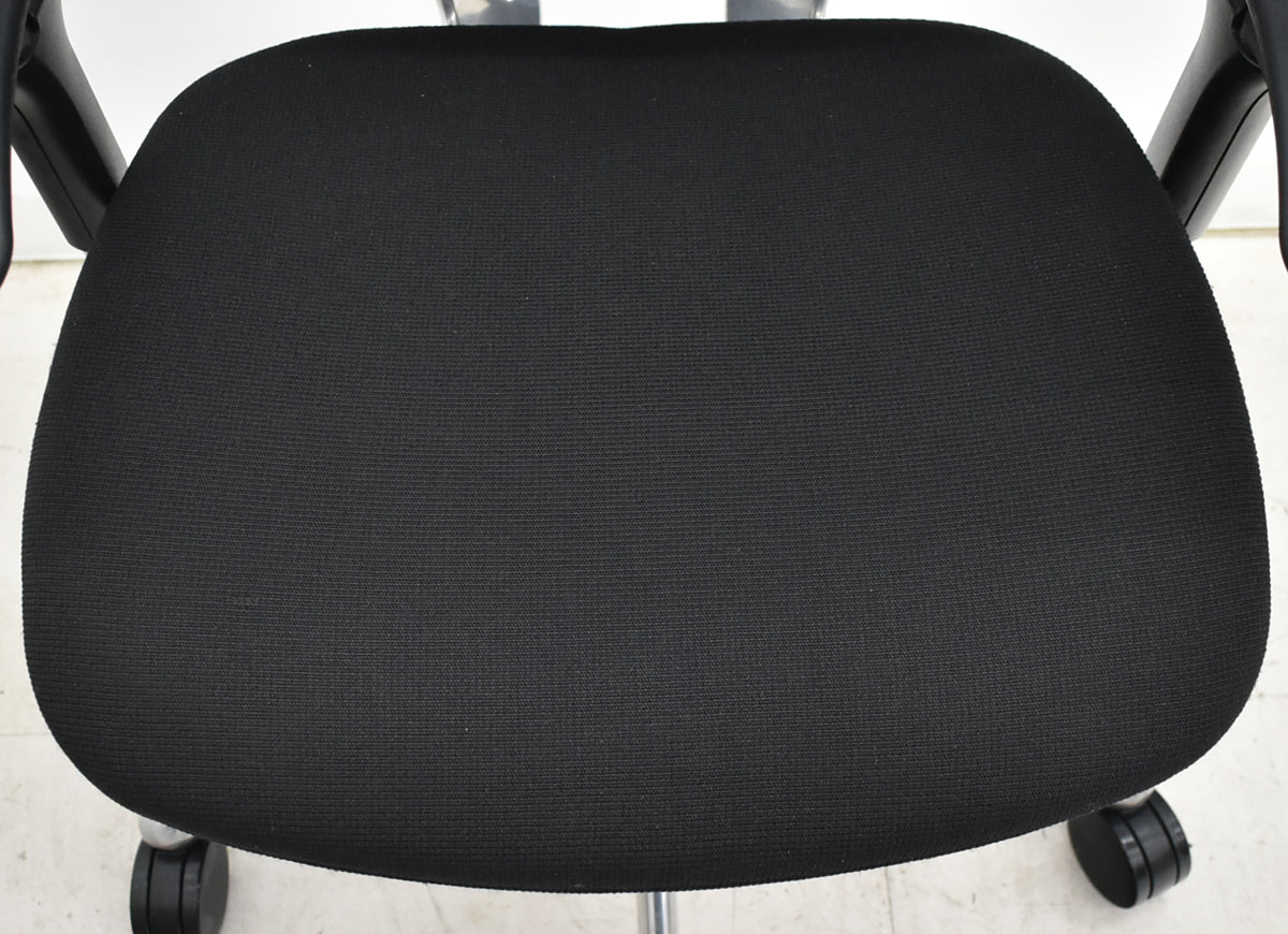 【中古】オカムラ コンテッサ 可動肘(肘パッド新品)ランバーサポート ポリッシュ 2025102902【中古オフィス家具】