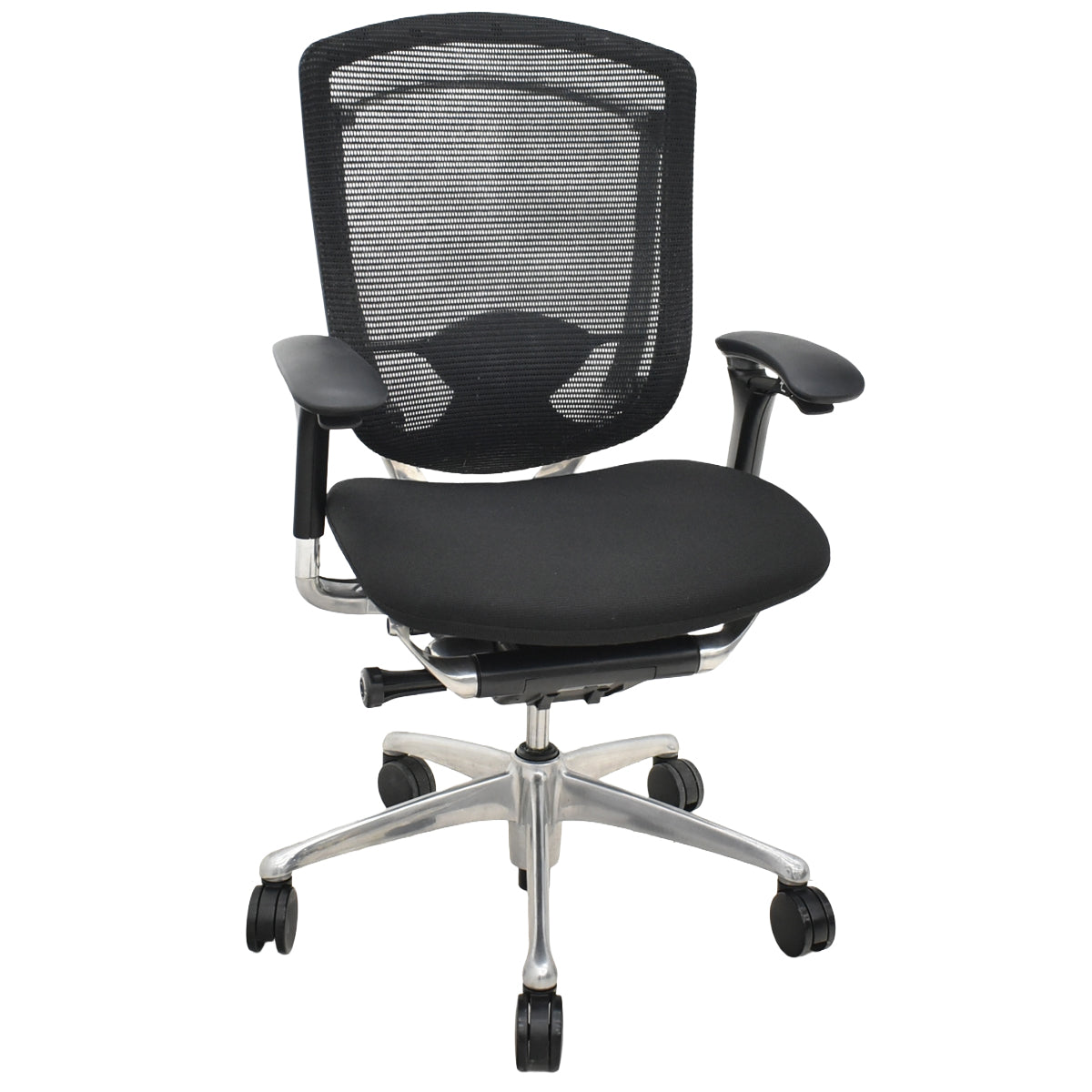 【中古】オカムラ コンテッサ 可動肘(肘パッド新品)ランバーサポート ポリッシュ 2025102902【中古オフィス家具】