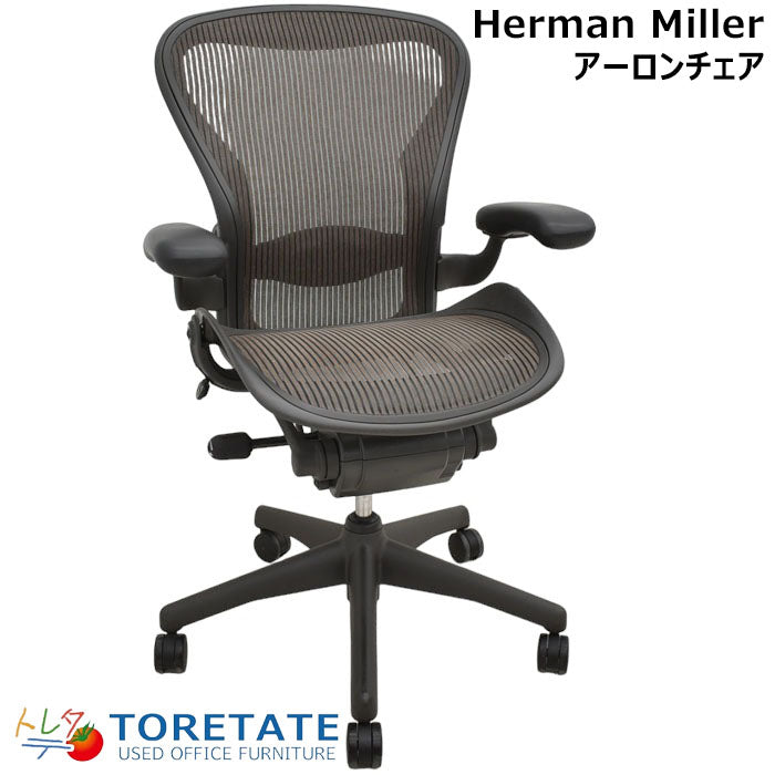 ハーマンミラー Hermanmiller アーロンチェア スタンダード Bサイズ ランバーサポート 2023051202【中古オフィス家具】【中古】