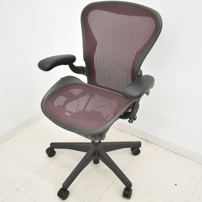 ハーマンミラー Hermanmilller アーロンチェア Bサイズ スタンダード 2023062708【中古オフィス家具】【中古】