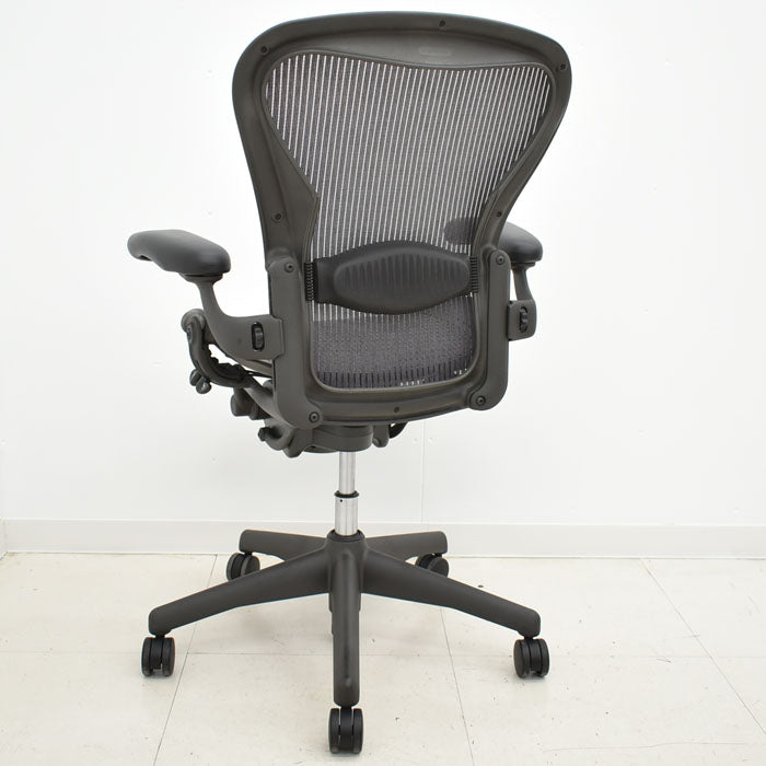 ハーマンミラー Hermanmilller アーロンチェア Bサイズ フル装備 ランバーサポート 2023062804【中古オフィス家具】【中古】