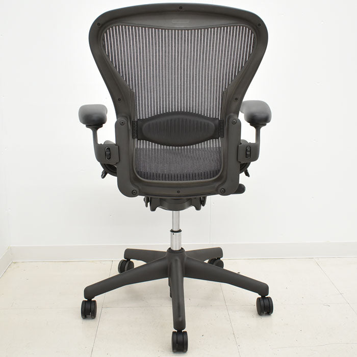 ハーマンミラー Hermanmilller アーロンチェア Bサイズ フル装備 ランバーサポート 2023062804【中古オフィス家具】【中古】