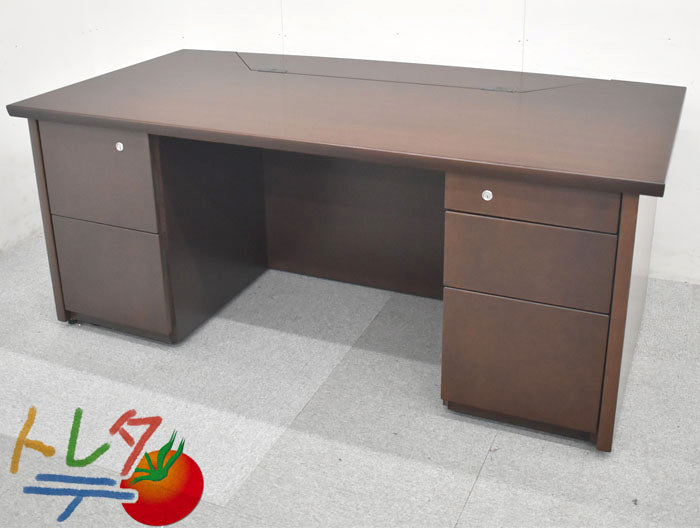 オカムラ 岡村製作所 Okamura ネーベクスプロ 役員用両袖デスク W1800 2023080402【中古オフィス家具】【中古】