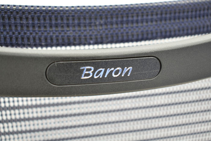 オカムラ バロン ハイバック 可動肘(新型肘パット)ポリッシュ 2023100203【中古オフィス家具】【中古】