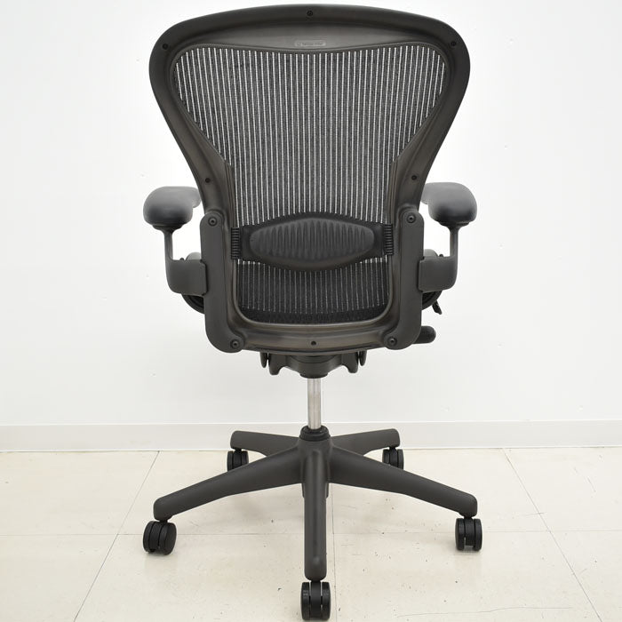 ハーマンミラー アーロンチェア Bサイズ スタンダード ランバーサポート 2023100403【中古オフィス家具】【中古】