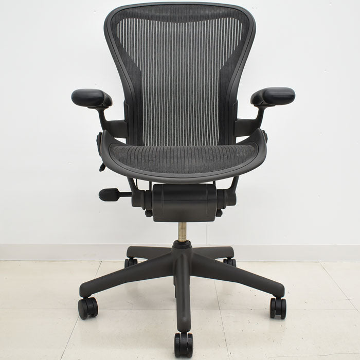 ハーマンミラー アーロンチェア Bサイズ スタンダード 2023100501【中古オフィス家具】【中古】
