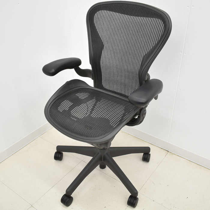 ハーマンミラー アーロンチェア Bサイズ スタンダード 2023101201【中古オフィス家具】【中古】
