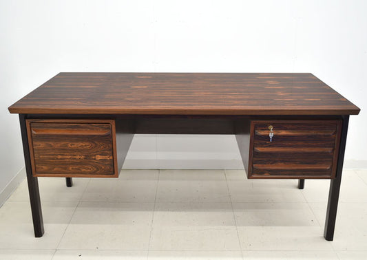 【中古】山品木工 ローズウッドコレクション サザンクロス 両袖デスク W1600 2023101703【中古オフィス家具】