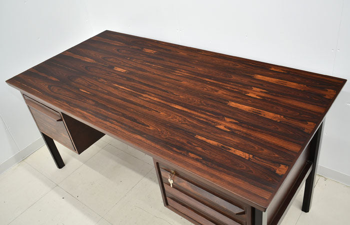 【中古】山品木工 ローズウッドコレクション サザンクロス 両袖デスク W1600 2023101703【中古オフィス家具】