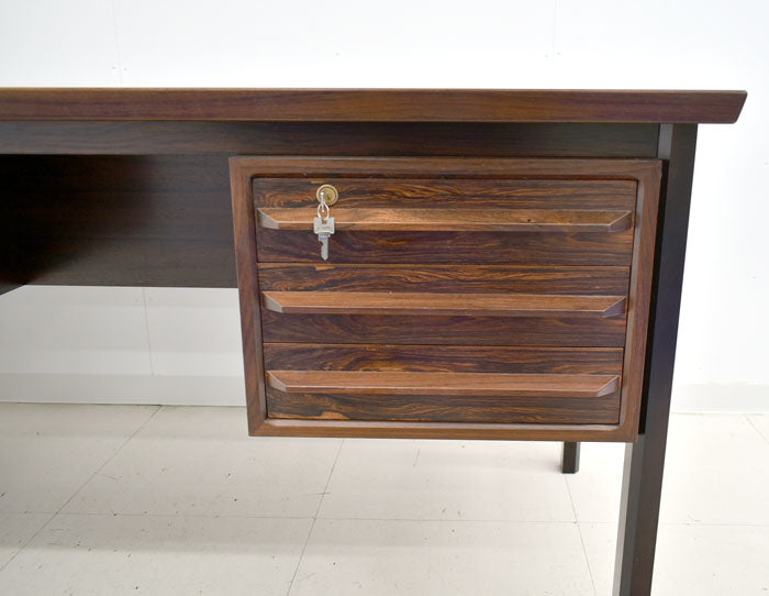 【中古】山品木工 ローズウッドコレクション サザンクロス 両袖デスク W1600 2023101703【中古オフィス家具】