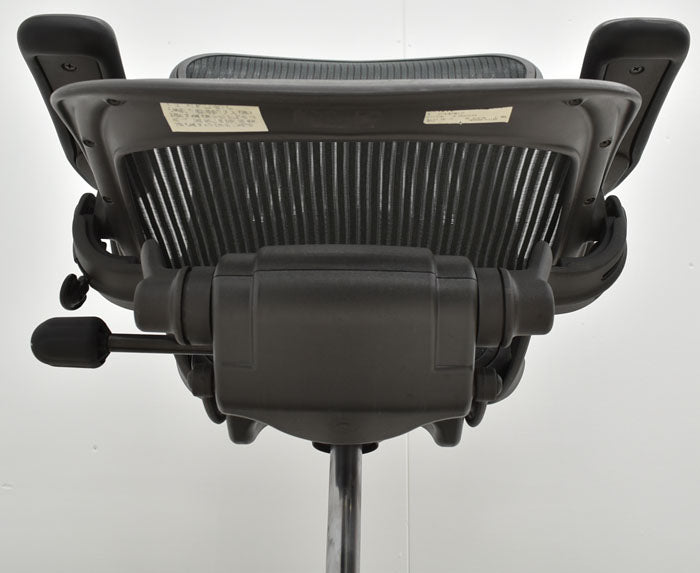 ハーマン・ミラー アーロンチェア Bサイズ スタンダード ランバーサポート ダークグリーン 2023082202【中古オフィス家具】【中古】