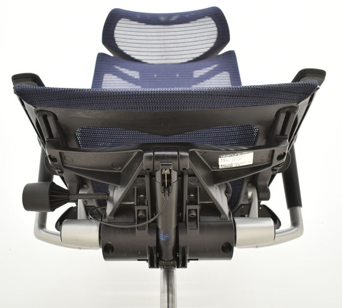 【中古】 オカムラ バロン エクストラハイバック 可動ヘッドレスト 可動肘(新型肘パット)ランバーサポート シルバー脚 2023112203 【中古オフィス家具】