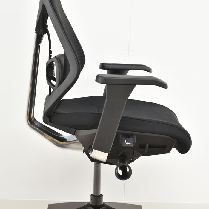 【中古】イトーキ セクアチェア ハイバック ランバーサポート 可動肘 2018年製 2023122301【中古オフィス家具】