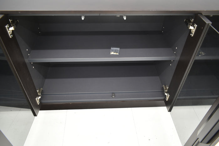 【中古】オカムラ マスターラインII サイドボード+ワードローブ2連結セット W1820 2024012202【中古オフィス家具】