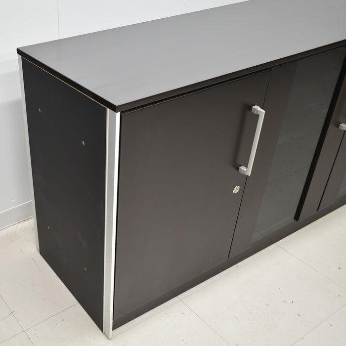 【中古】オカムラ マスターラインII サイドボード+ワードローブ2連結セット W1820 2024012202【中古オフィス家具】